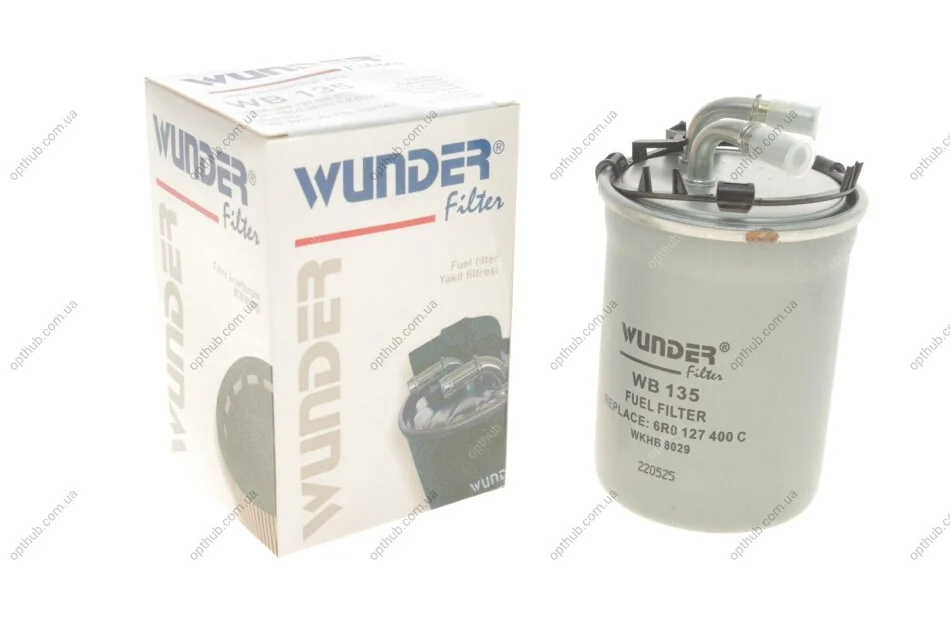 Фільтр паливний Skoda/VW 1.2TDI 09- UA63 WUNDER FILTER WB 135 (фото 1)