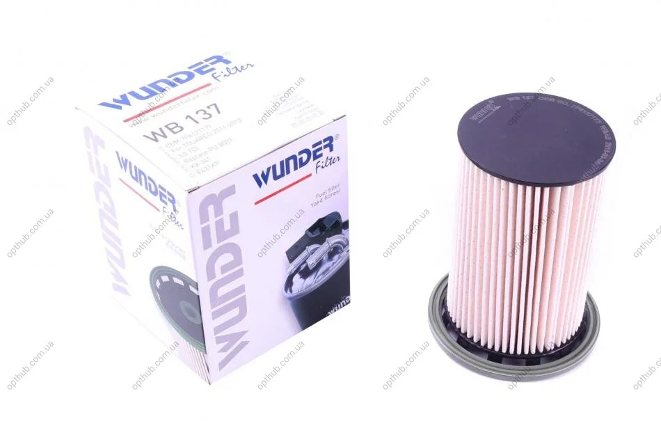 Фильтр топливный VW Touareg/Porsche Cayenne 3.0-4.2D 10- (opt-om) WUNDER FILTER WB 137 (фото 1)