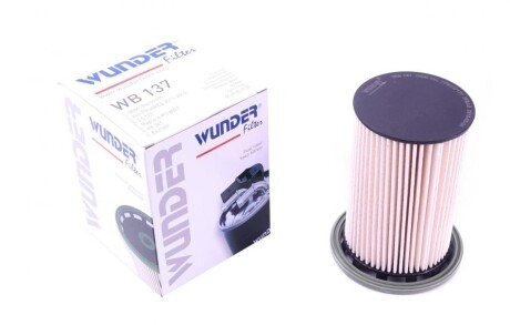 Фільтр паливний VW Touareg/Porsche Cayenne 3.0-4.2D 10- (opt-om) WUNDER FILTER WB 137
