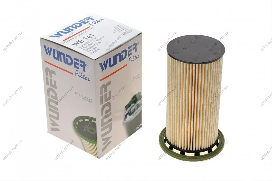 Фільтр паливний Audi A3/Q2/TT/Skoda Octavia/SuperB/VW Caddy/Golf/Passat/Polo/Tiguan 1.6/2.0D 09- UA63 WUNDER FILTER WB 141 (фото 1)