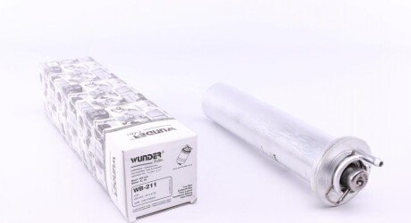 Фільтр паливний BMW 5 (E39)/7 (E38)/X5 (E53) 2.2-4.6 96-10 UA63 WUNDER FILTER WB 211