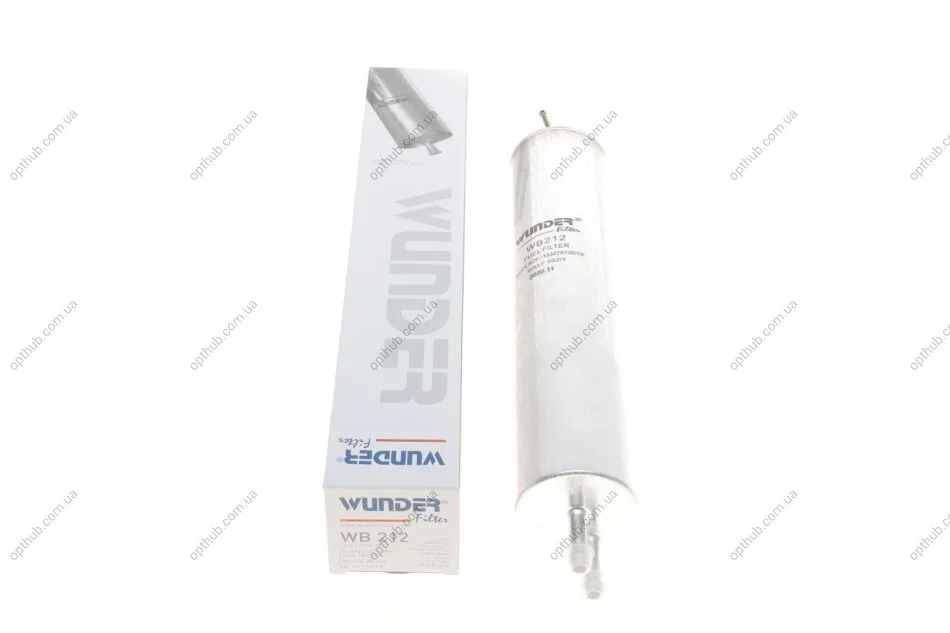Фільтр паливний BMW 5 (E39)/7 (E38)/X5 (E53) 2.2-4.6 96-10 UA63 WUNDER FILTER WB 212 (фото 1)