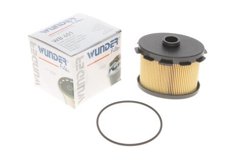 Фільтр паливний Citroen Berlingo/Peugeot Partner 1.9D (DW8) 98- UA63 WUNDER FILTER WB 401