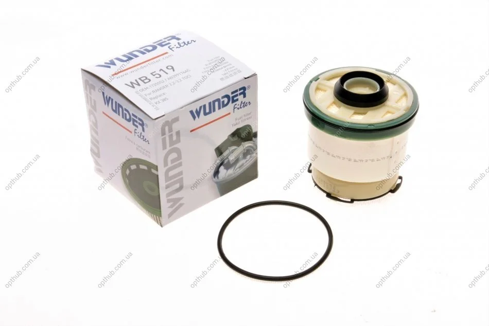 Фільтр паливний Ford Ranger 2.2/3.2 TDCI 11- (opt-om) WUNDER FILTER WB 519 (фото 1)