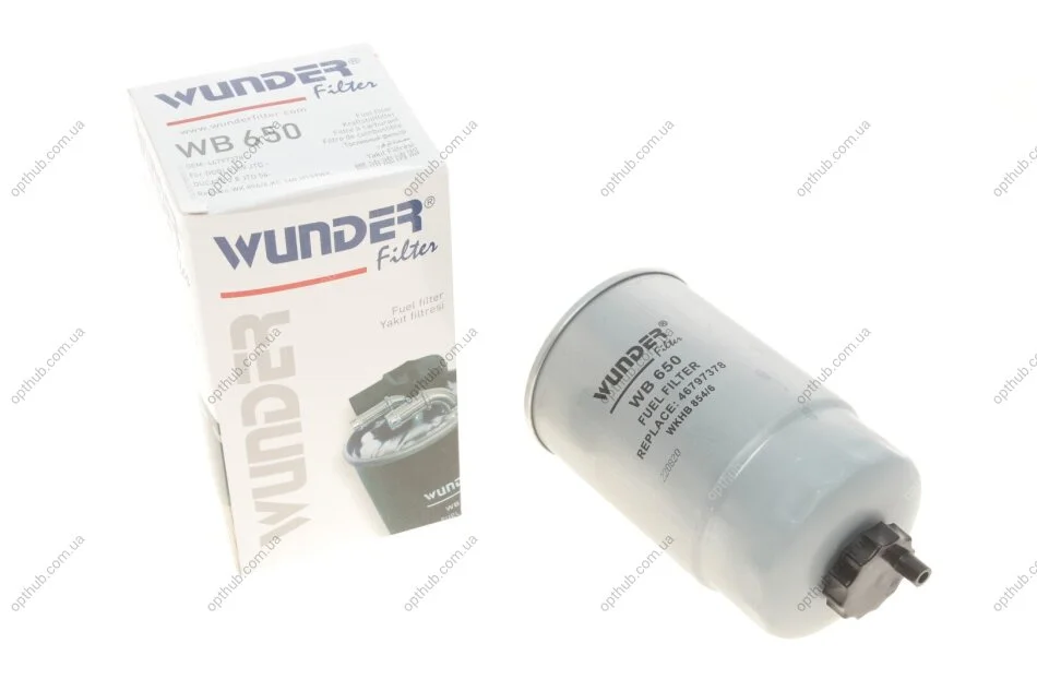 Фільтр паливний Fiat Ducato 02- HDI UA63 WUNDER FILTER WB 650 (фото 1)