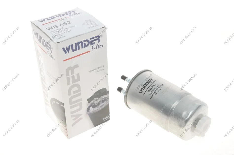 Фільтр паливний Fiat Doblo 1.3JTD UA63 WUNDER FILTER WB 652 (фото 1)