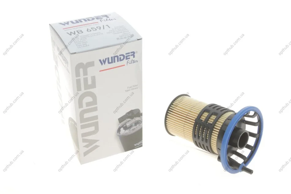 Фільтр паливний Fiat Doblo 1.3-2.0JTD 11- UA63 WUNDER FILTER WB 659/1 (фото 1)