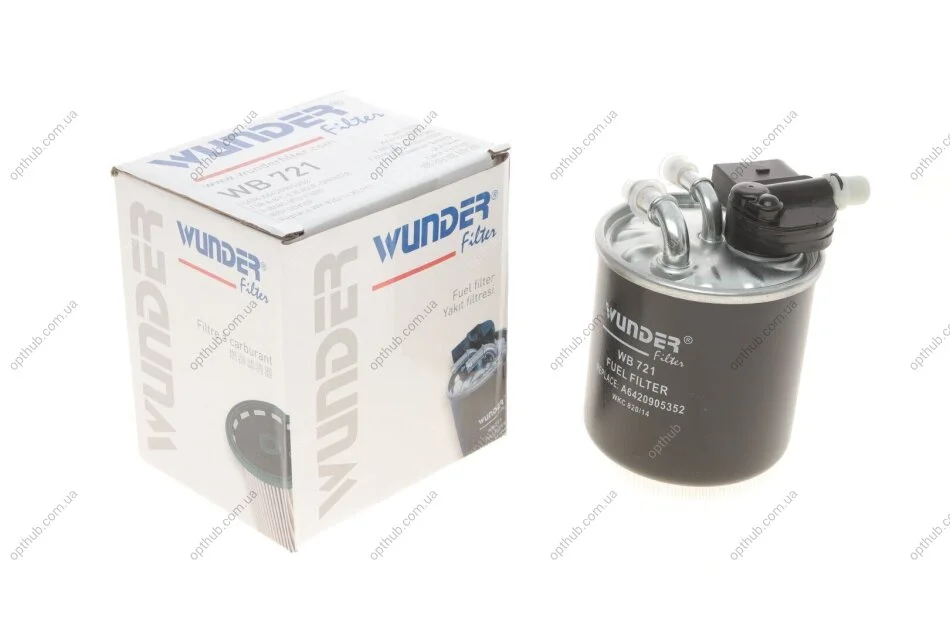 Фільтр паливний MB A-class (W176)/B-class (W246)/C-class (W204) 11- UA63 WUNDER FILTER WB 721 (фото 1)