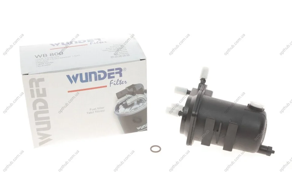 Фільтр паливний Renault Kangoo 1.5DCI (під датчик води) UA63 WUNDER FILTER WB 800 (фото 1)