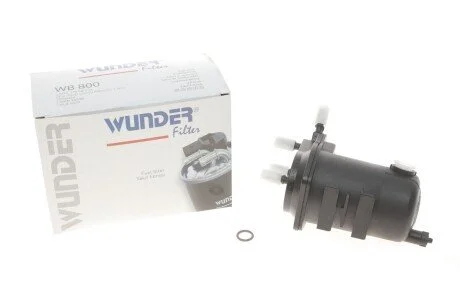 Фільтр паливний Renault Kangoo 1.5DCI (під датчик води) UA63 WUNDER FILTER WB 800