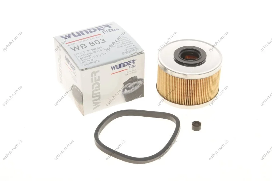 Фільтр паливний Renault Kangoo 1.9DTI UA63 WUNDER FILTER WB 803 (фото 1)