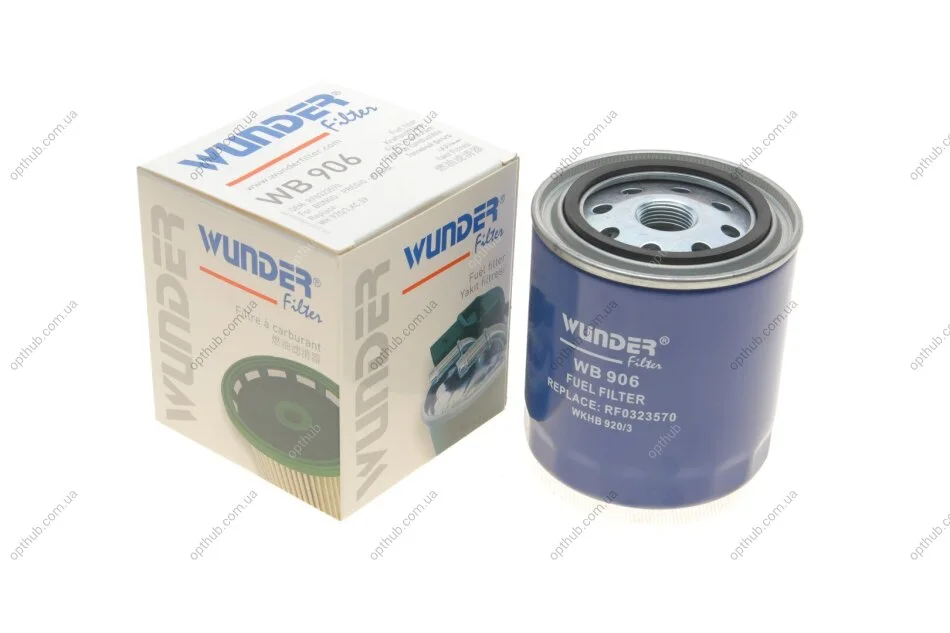 Фильтр топливный Mazda 626/E2200 2.0-2.5D 83-04 (opt-om) WUNDER FILTER WB 906 (фото 1)