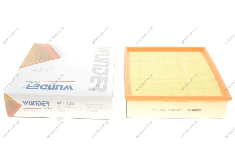 Фільтр повітряний MB Sprinter/VW LT 96-06 (з поролоном) UA63 WUNDER FILTER WH 108 (фото 1)