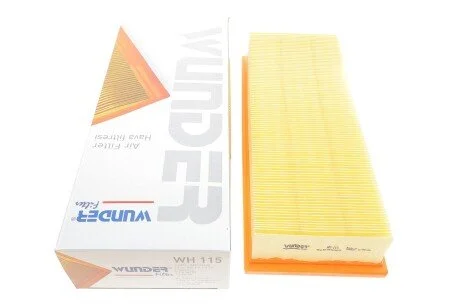 Фильтр повитряний Audi 80/100/VW T3 1.6-1.7D 81-92 UA63 WUNDER FILTER WH 115