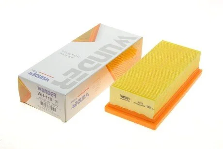 Фильтр повитряний VW Passat/Golf/Jetta 1.5-1.8 74-93 (opt-om) WUNDER FILTER WH 118