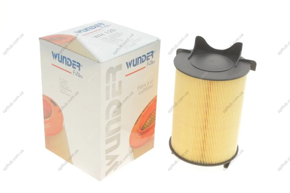 Фильтр повитряний VW Caddy 2.0SDI UA63 WUNDER FILTER WH 120 (фото 1)