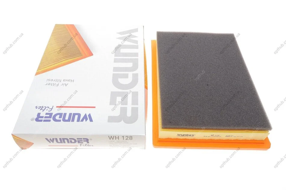 Фільтр повітряний VW Sharan 95-10/Seat Alhambra 96-10/Ford Galaxy 00-06 UA63 WUNDER FILTER WH 128 (фото 1)