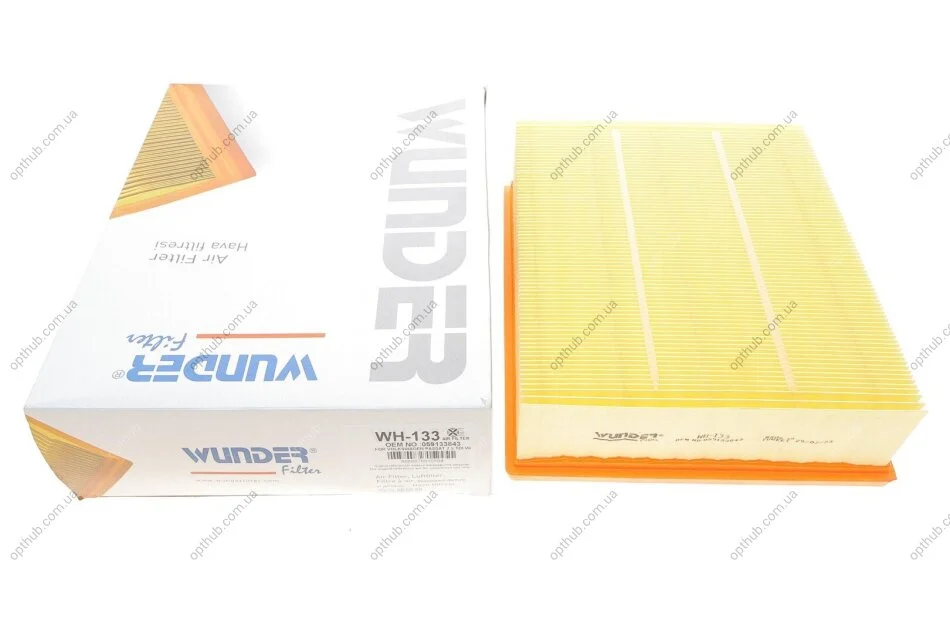 Фільтр повітряний VW Passat B5/Audi A6 UA63 WUNDER FILTER WH 133 (фото 1)