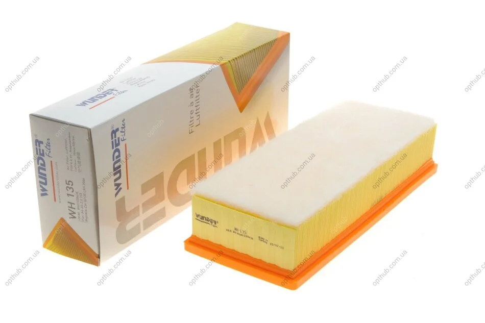 Фільтр повітряний Audi A4/A5 1.8-2.0TFSI 07- (з поролоном) UA63 WUNDER FILTER WH 135 (фото 1)
