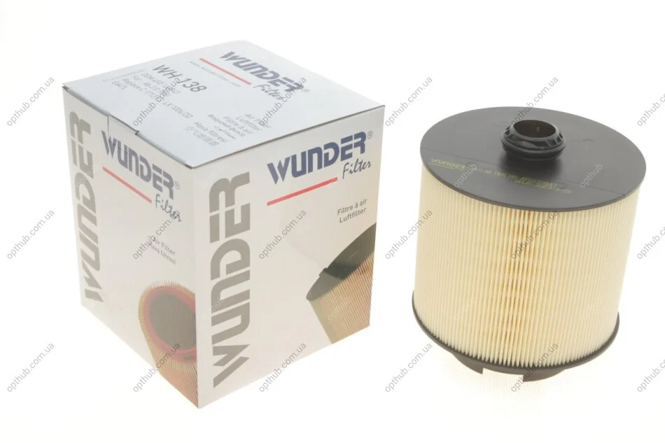 Фильтр повитряний Audi A6 2.4-4.2 04-11 (opt-om) WUNDER FILTER WH 138 (фото 1)