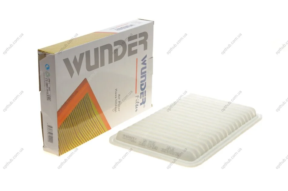 Фільтр повітряний Mazda 3 1.4/1.6i 03-15 (opt-om) WUNDER FILTER WH 2036 (фото 1)