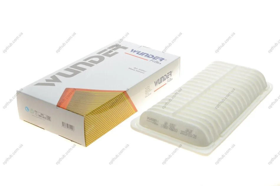 Фильтр повитряний Toyota Corolla/Avensis 1.4/2.0D 02-09 UA63 WUNDER FILTER WH 2052 (фото 1)