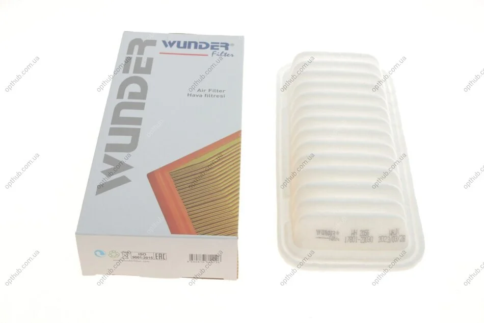 Фільтр повітряний Citroen C1/Peugeot 107 1.0 05-/Toyota Yaris 1.0-1.3 99-11 UA63 WUNDER FILTER WH 2056 (фото 1)