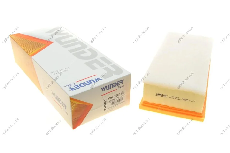 Фільтр повітряний Toyota Avensis/Corolla 2.0D/2.2D 05-08 UA63 WUNDER FILTER WH 2063 (фото 1)