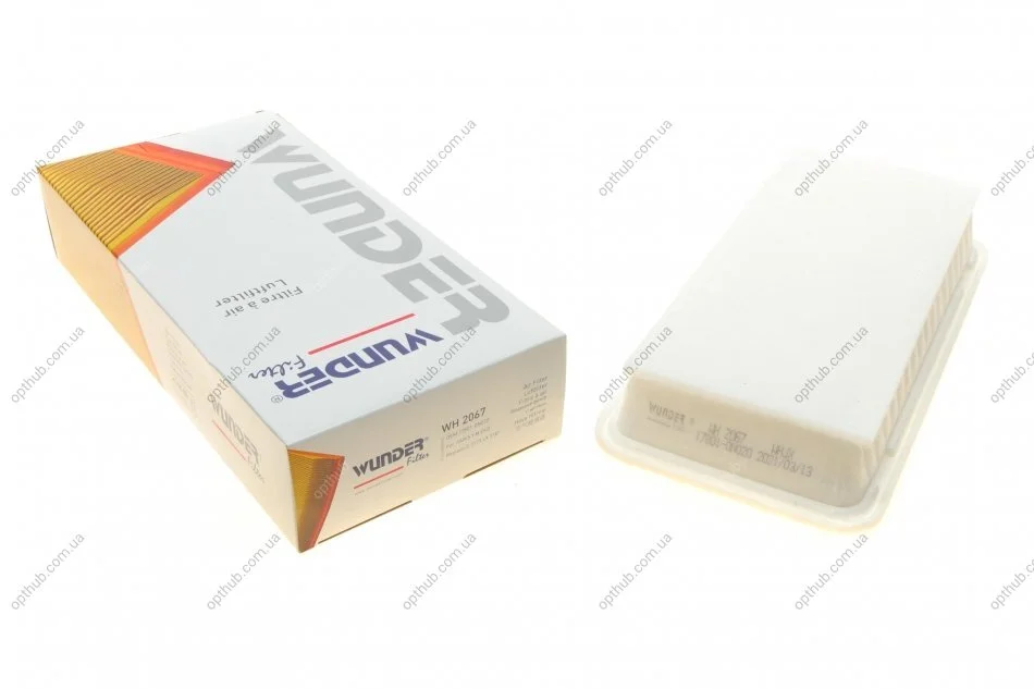 Фильтр повитряний Toyota Yaris 1.4 D-4D 05-12 (opt-om) WUNDER FILTER WH 2067 (фото 1)
