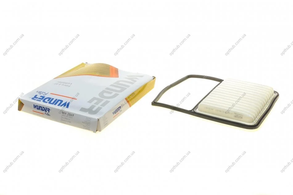 Фільтр повітряний Daihatsu Materia 1.3/1.5 06- (opt-om) WUNDER FILTER WH 2069 (фото 1)