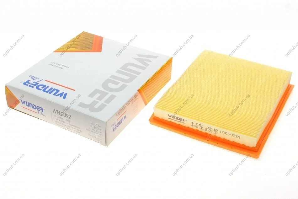 Фільтр повітряний Toyota Auris/Prius 1.8/RAV4 2.5 6V 06- UA63 WUNDER FILTER WH 2092 (фото 1)