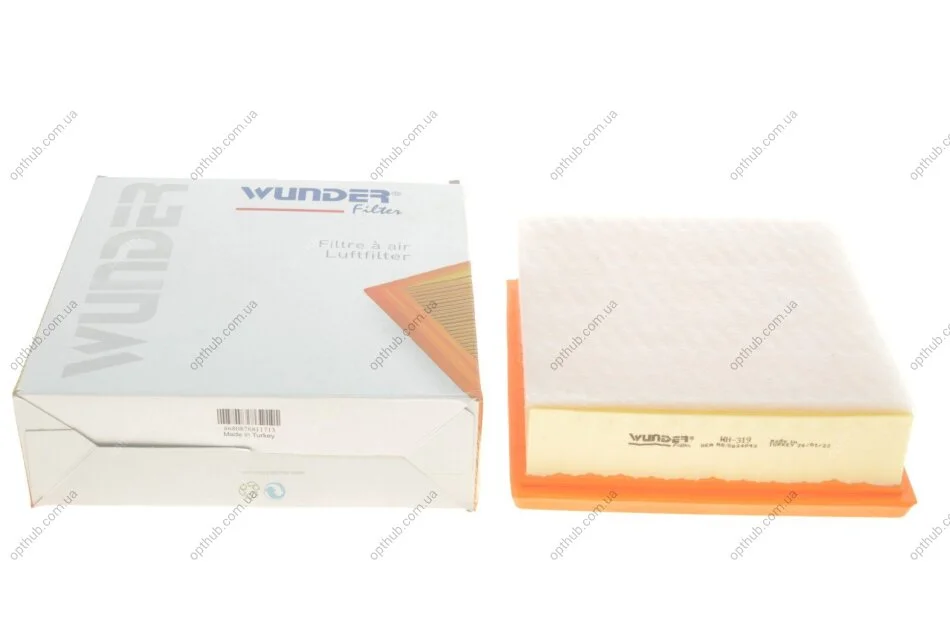 Фильтр воздушный Opel Corsa D 06- (с поролоном) UA63 WUNDER FILTER WH 319 (фото 1)