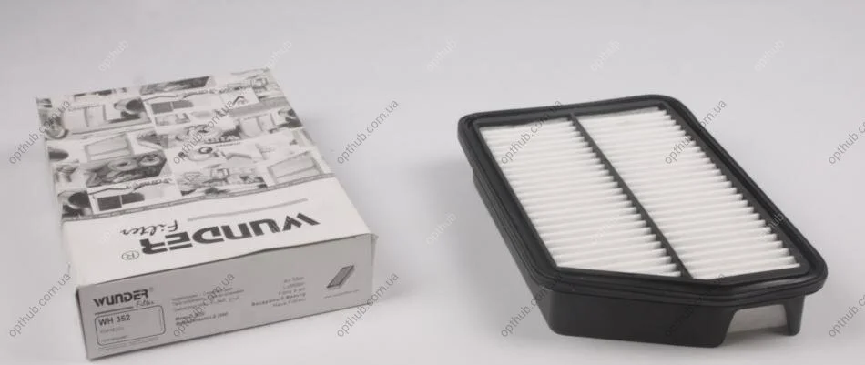 Фільтр повітряний Chevrolet Rezzo 1.6/2.0i 00- (opt-om) WUNDER FILTER WH 352 (фото 1)