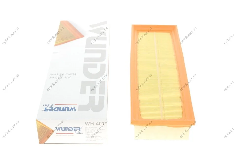 Фільтр повітряний Citroen Berlingo/Peugeot Partner 1.1/1.4i 02- (opt-om) WUNDER FILTER WH 401 (фото 1)