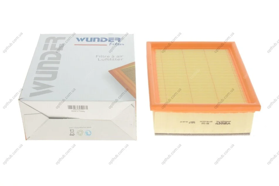 Фільтр повітряний Citroen Berlingo/Peugeot Partner 1.9D/2.0HDI 96- UA63 WUNDER FILTER WH 500 (фото 1)
