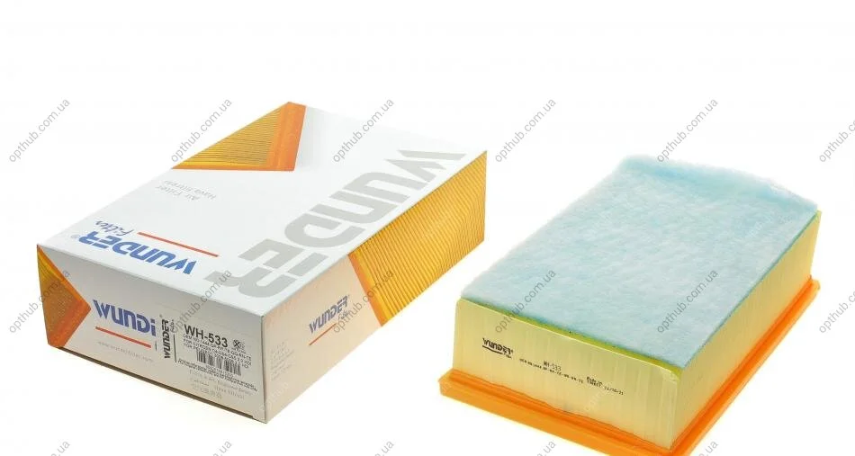 Фільтр повітряний Citroen C4/Peugeot 307/308 2.0HDI 04- UA63 WUNDER FILTER WH 533 (фото 1)