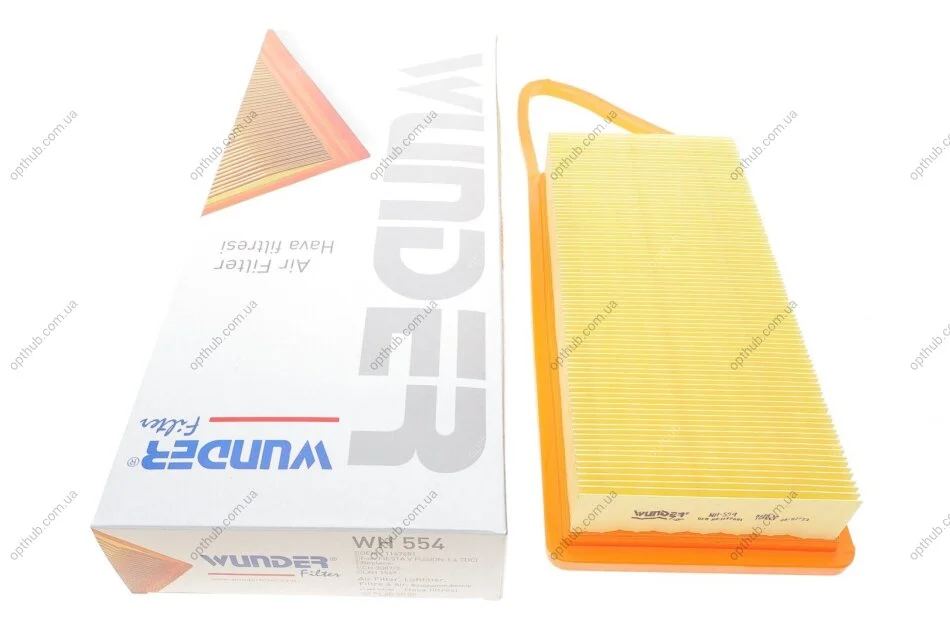 Фільтр повітряний Citroen Nemo/Peugeot Bipper 1.4HDi 08- UA63 WUNDER FILTER WH 554 (фото 1)