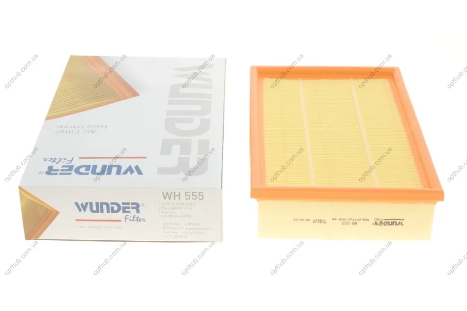 Фильтр повитряний Ford Transit 00- UA63 WUNDER FILTER WH 555 (фото 1)