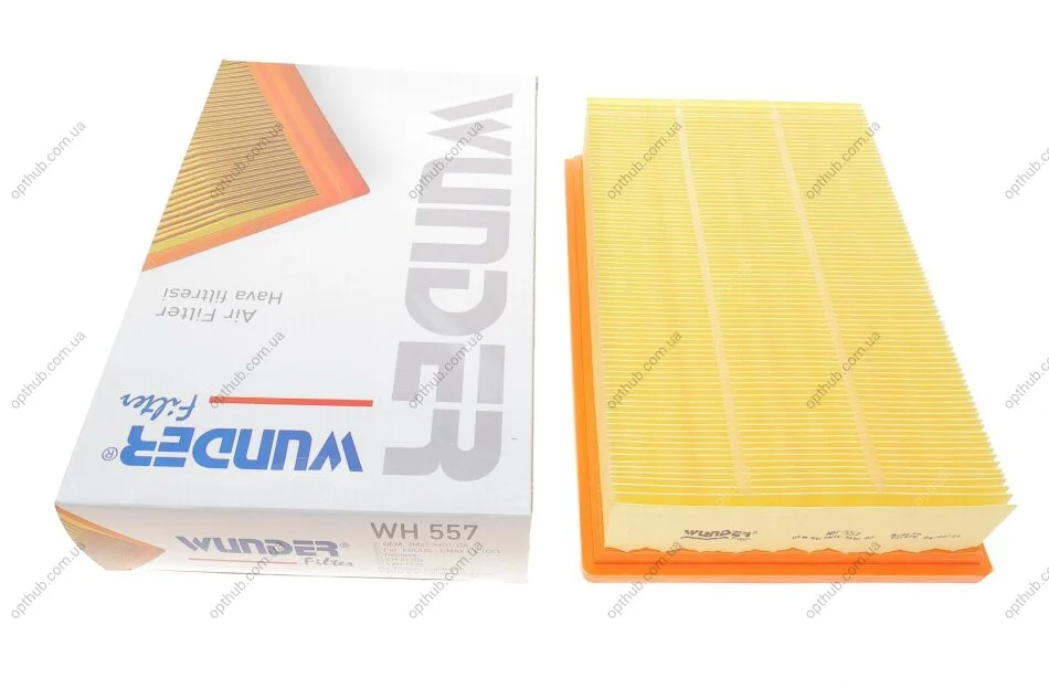 Фільтр повітряний Ford Focus 1.6 TDCi 04-12 UA63 WUNDER FILTER WH 557 (фото 1)
