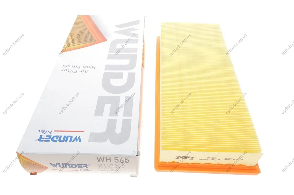 Фильтр повитряний Ford Mondeo 1.8-3.0 99-07 UA63 WUNDER FILTER WH 565 (фото 1)