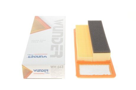 Фільтр повітряний Fiat Doblo 1.3D Multijet 10- UA63 WUNDER FILTER WH 663
