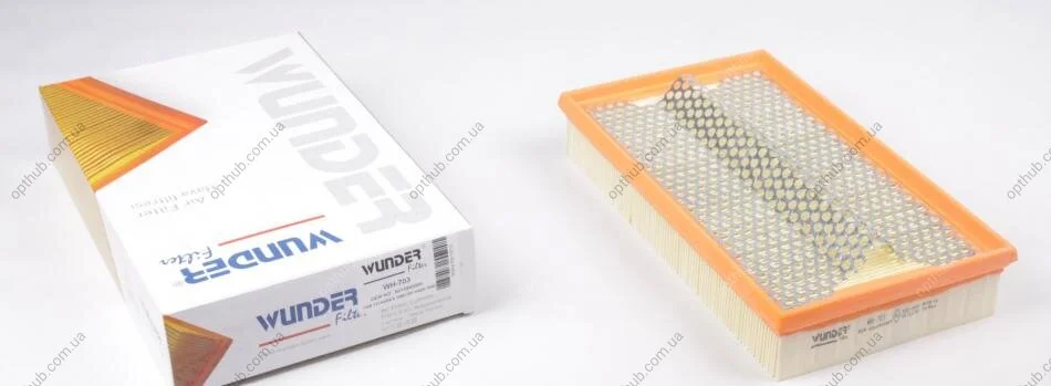 Фільтр повітряний MB 190D/E200D W201/124 OM601 UA63 WUNDER FILTER WH 703 (фото 1)