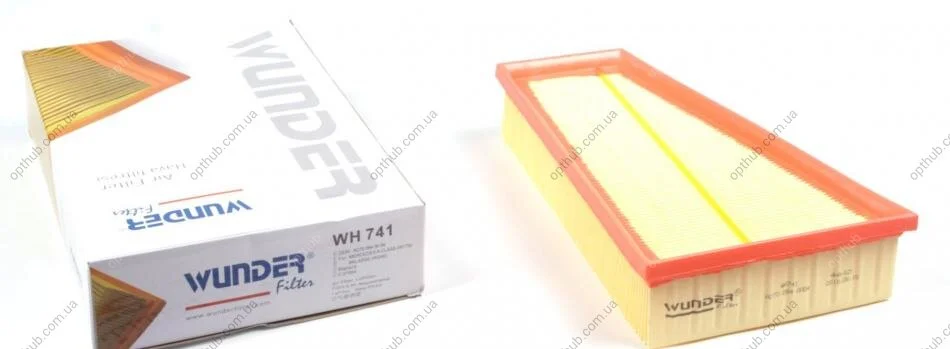 Фільтр повітряний MB A-class (W176)/B-class (W264/W242) 1.6-2.2 11- UA63 WUNDER FILTER WH 741 (фото 1)