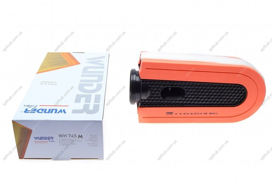Фільтр повітряний MB C-class (W204)/E-class (S212)/S-class (W221/W222) (MANN) UA63 WUNDER FILTER WH 745 M (фото 1)