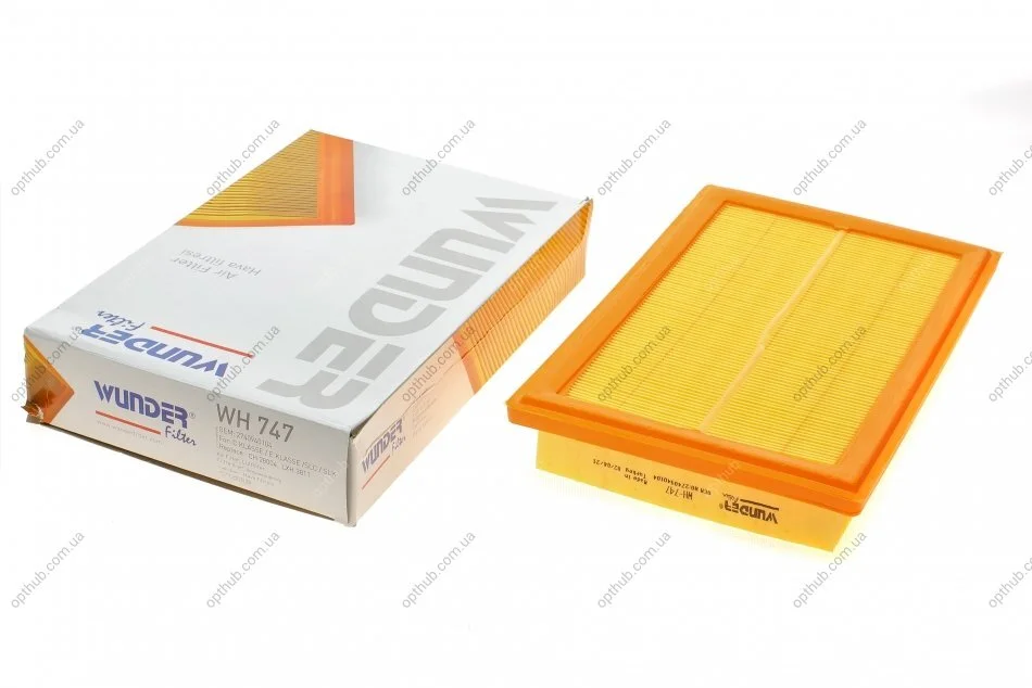 Фільтр повітряний MB E-class (W212)/C-class (W205) 1.6/2.0i 13- UA63 WUNDER FILTER WH 747 (фото 1)