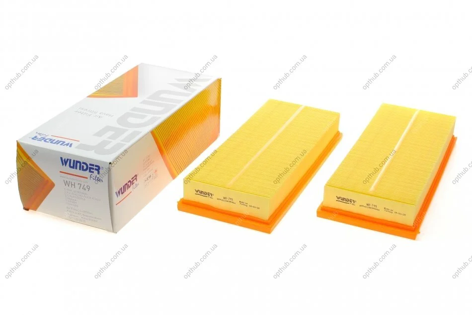 Фільтр повітряний MB E-class (W212)/GLE (W166) 11- M157/M278 UA63 WUNDER FILTER WH 749 (фото 1)