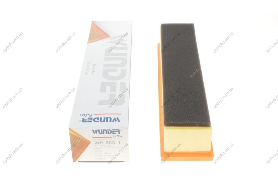 Фільтр повітряний Renault Kangoo 1.5dCi 01- (з поролоном) UA63 WUNDER FILTER WH 803/1 (фото 1)