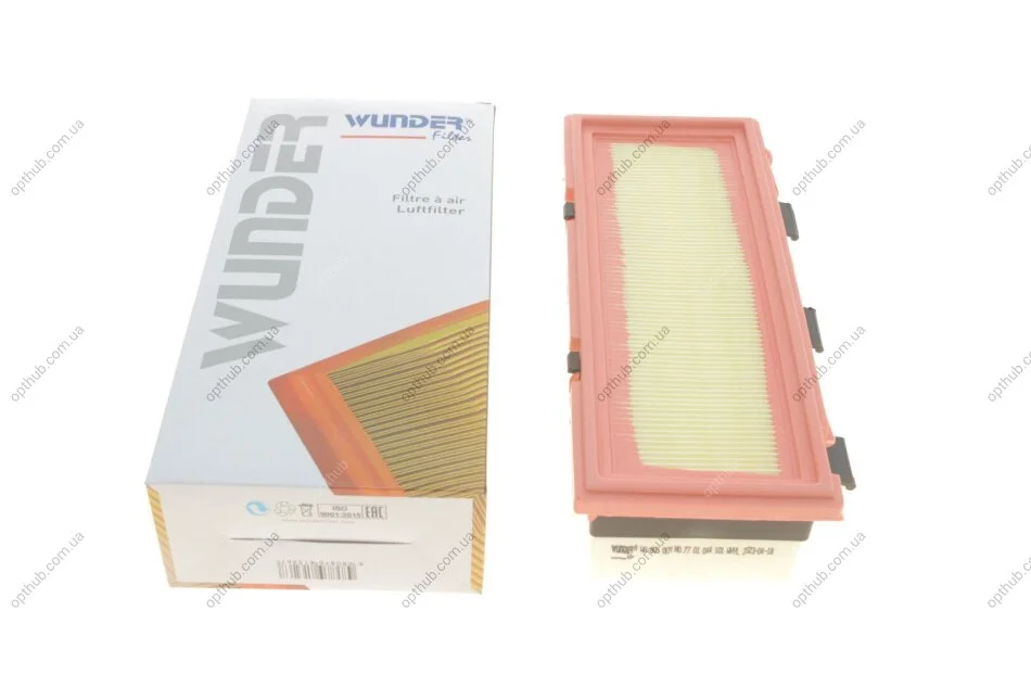 Фільтр повітряний Renault Kangoo 1.9D (на защелках) UA63 WUNDER FILTER WH 805 (фото 1)