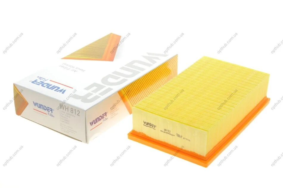 Фільтр повітряний Nissan Micra/Note/Juke/Renault Clio 1.5 dCi 03- UA63 WUNDER FILTER WH 812 (фото 1)
