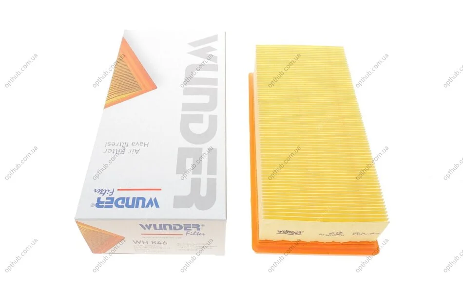 Фільтр повітряний Smart Forfour 1.1-1.5 i 04-06/Mitsubishi Colt 1.1-1.5 i 04-12 UA63 WUNDER FILTER WH 846 (фото 1)